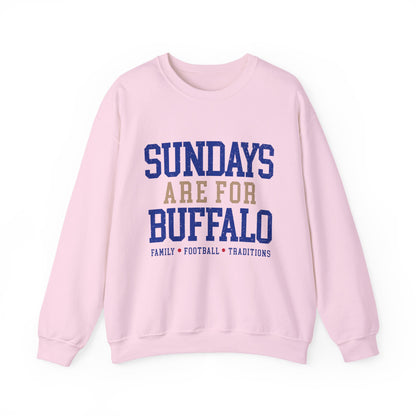 Sundays Are For Buffalo Bils Sweatshirt | NFL Football Fandom Crewneck I Gildan Crewneck Unisex