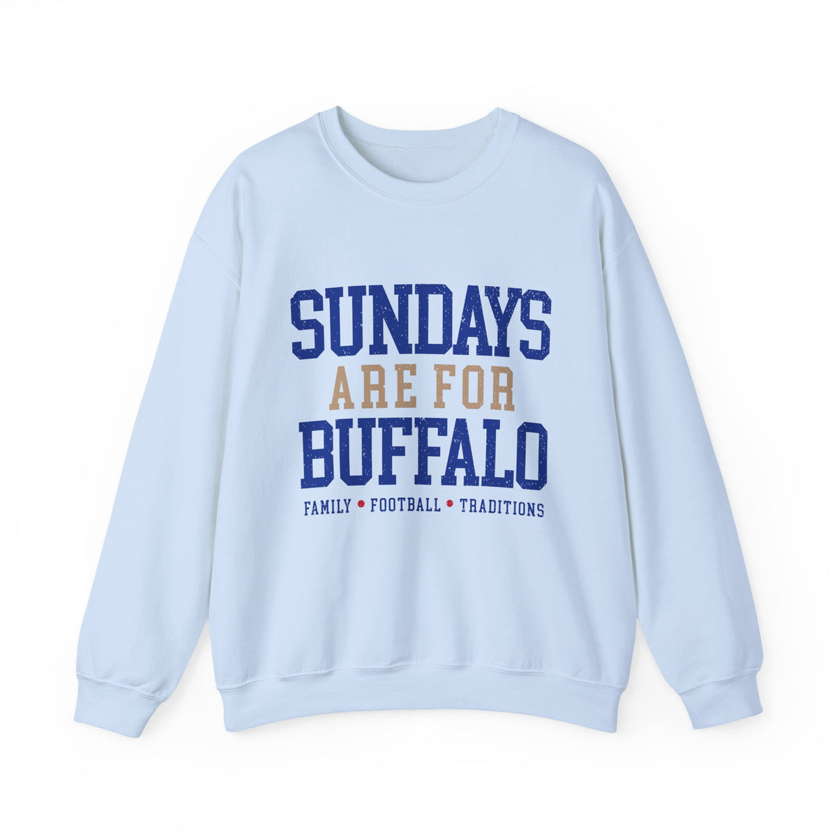 Sundays Are For Buffalo Bils Sweatshirt | NFL Football Fandom Crewneck I Gildan Crewneck Unisex