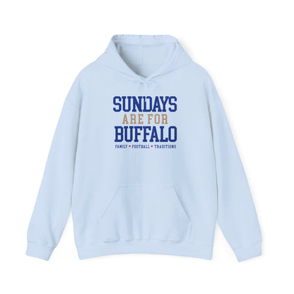 Sundays Are For Buffalo Hoodie | Football Tailgate Crew Pullover I Gildan Hoodie Unisex I Buffalo Bills NFL Fans