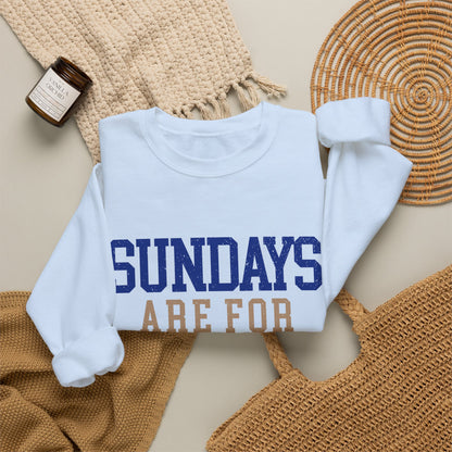 Sundays Are For Buffalo Bils Sweatshirt | NFL Football Fandom Crewneck I Gildan Crewneck Unisex