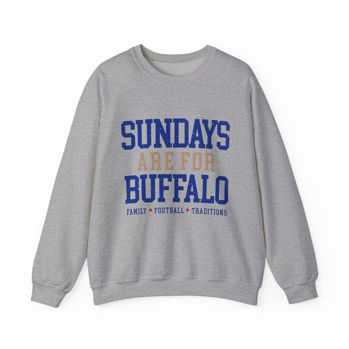Sundays Are For Buffalo Bils Sweatshirt | NFL Football Fandom Crewneck I Gildan Crewneck Unisex