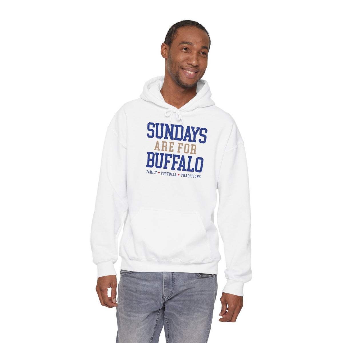 Sundays Are For Buffalo Hoodie | Football Tailgate Crew Pullover I Gildan Hoodie Unisex I Buffalo Bills NFL Fans