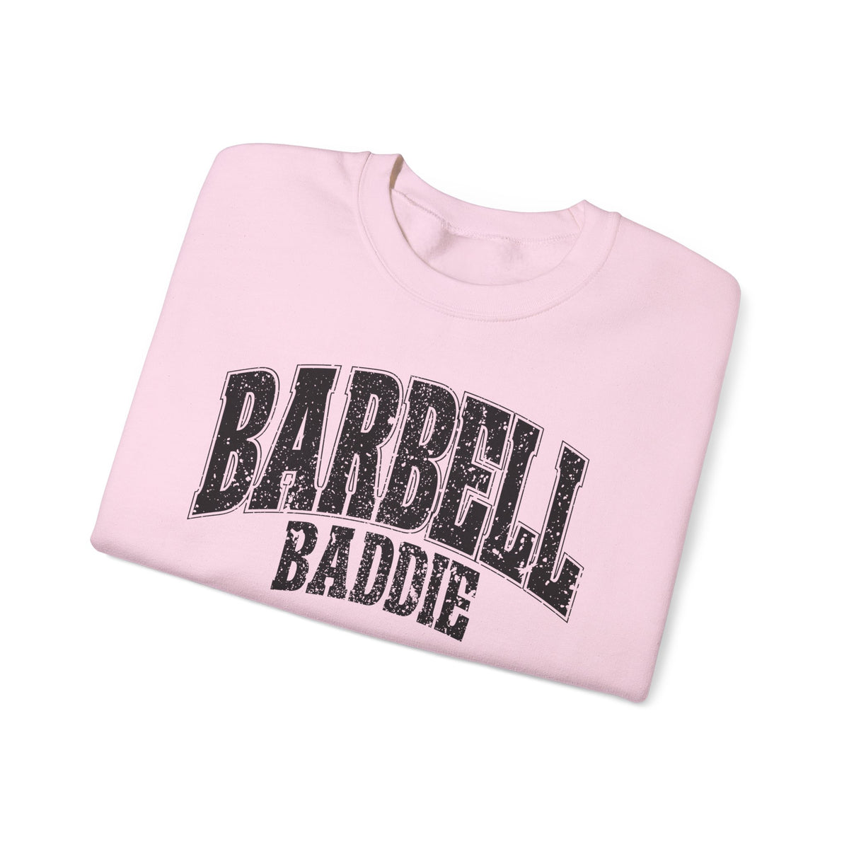 Barbell Baddie Sweatshirt | Gym Fitness Crewneck I Gildan Crewneck