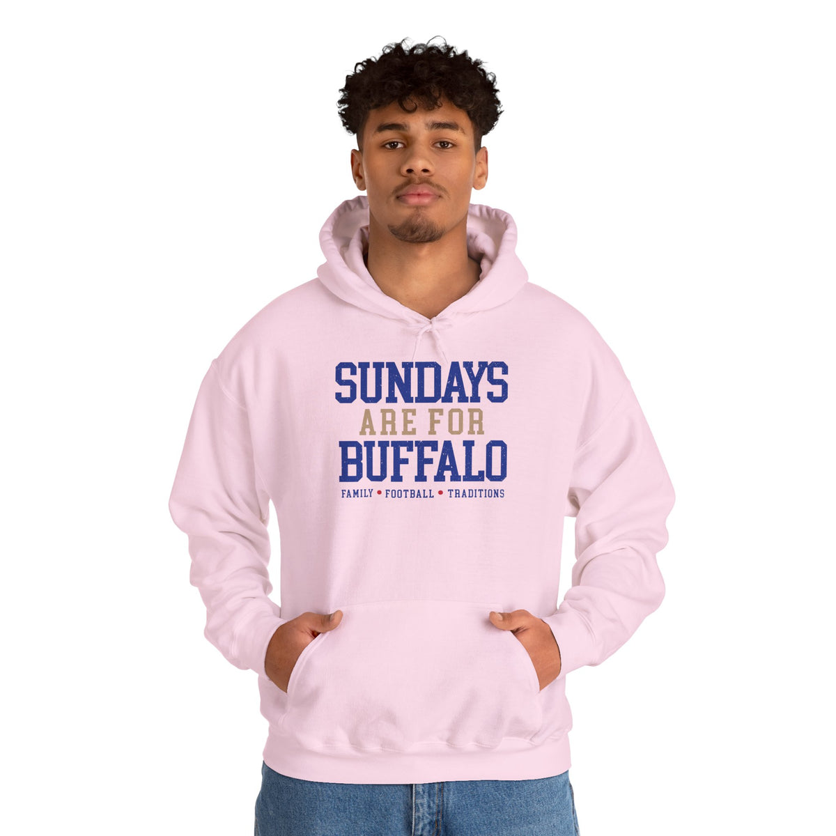 Sundays Are For Buffalo Hoodie | Football Tailgate Crew Pullover I Gildan Hoodie Unisex I Buffalo Bills NFL Fans
