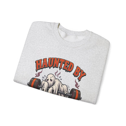 Haunted By My Last Set Sweatshirt | Ghost Lifting Gym Fitness I Gildan Crewneck