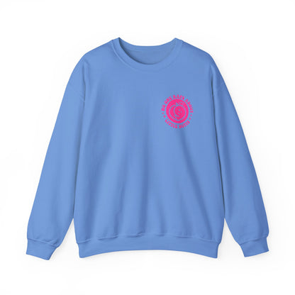 Squat Because No One Raps About Little Butts Sweatshirt | Pink Retro Fitness Quote I Gildan