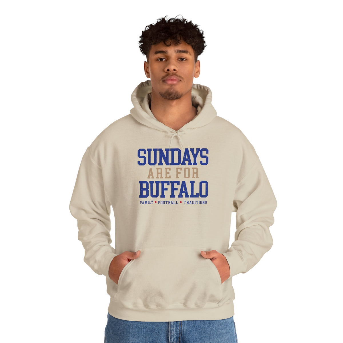Sundays Are For Buffalo Hoodie | Football Tailgate Crew Pullover I Gildan Hoodie Unisex I Buffalo Bills NFL Fans