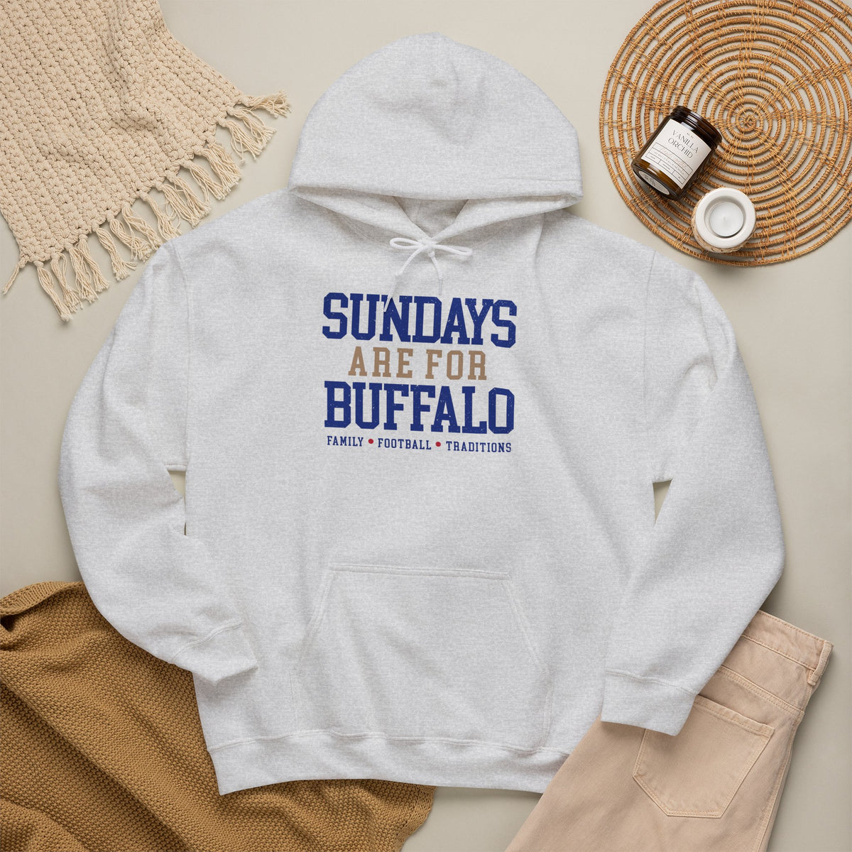 Sundays Are For Buffalo Hoodie | Football Tailgate Crew Pullover I Gildan Hoodie Unisex I Buffalo Bills NFL Fans
