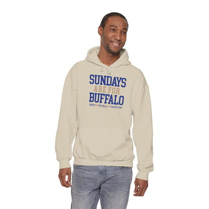 Sundays Are For Buffalo Hoodie | Football Tailgate Crew Pullover I Gildan Hoodie Unisex I Buffalo Bills NFL Fans