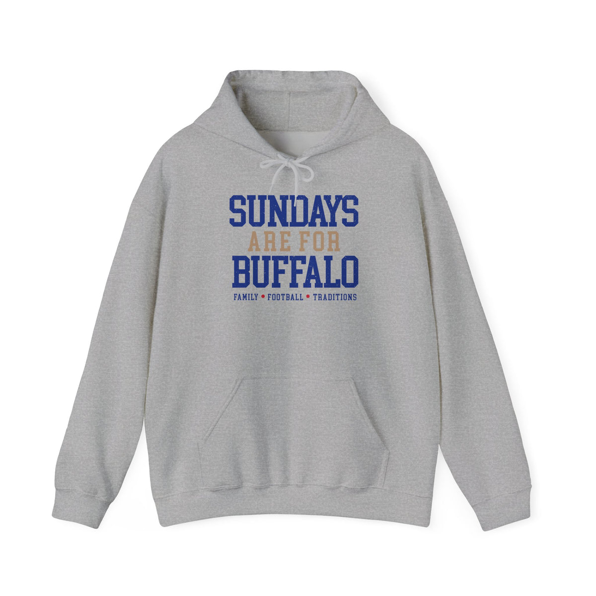 Sundays Are For Buffalo Hoodie | Football Tailgate Crew Pullover I Gildan Hoodie Unisex I Buffalo Bills NFL Fans