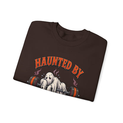Haunted By My Last Set Sweatshirt | Ghost Lifting Gym Fitness I Gildan Crewneck