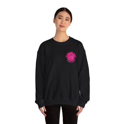 Squat Because No One Raps About Little Butts Sweatshirt | Pink Retro Fitness Quote I Gildan