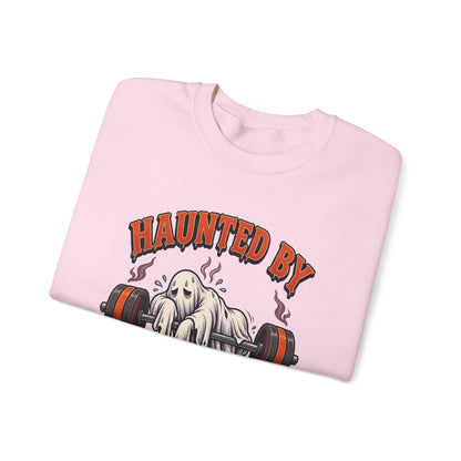 Haunted By My Last Set Sweatshirt | Ghost Lifting Gym Fitness I Gildan Crewneck