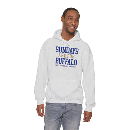 Sundays Are For Buffalo Hoodie | Football Tailgate Crew Pullover I Gildan Hoodie Unisex I Buffalo Bills NFL Fans