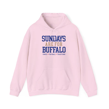 Sundays Are For Buffalo Hoodie | Football Tailgate Crew Pullover I Gildan Hoodie Unisex I Buffalo Bills NFL Fans