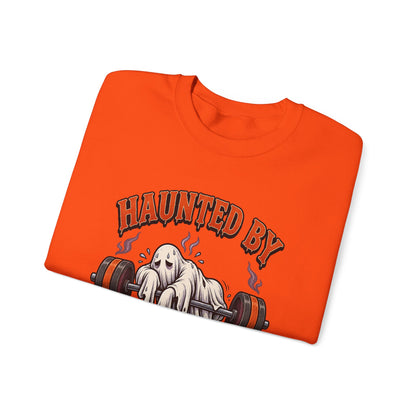 Haunted By My Last Set Sweatshirt | Ghost Lifting Gym Fitness I Gildan Crewneck