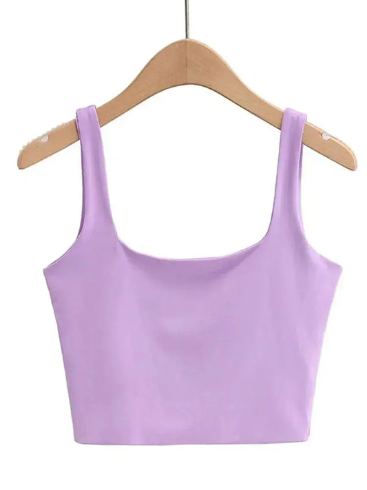 SquareFlex Ribbed Bra - Lolu Active