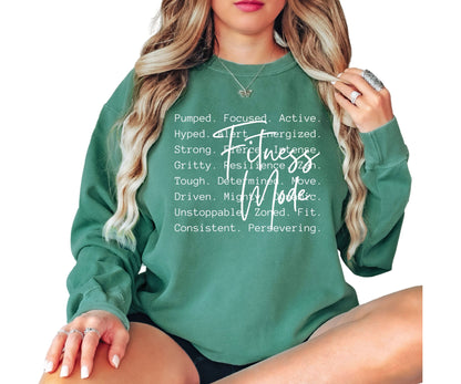 Fitness Mode Vintage Crewneck Sweatshirt