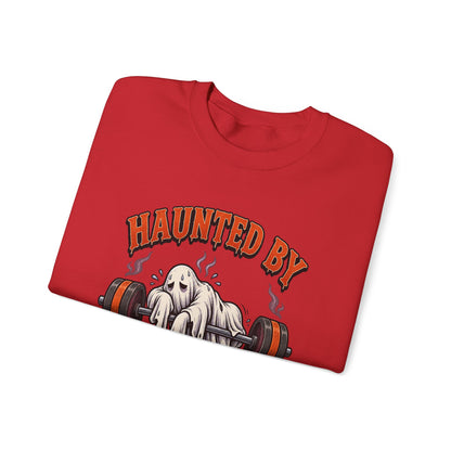 Haunted By My Last Set Sweatshirt | Ghost Lifting Gym Fitness I Gildan Crewneck