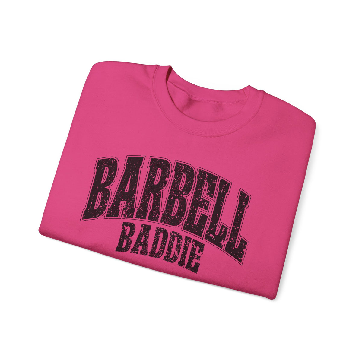 Barbell Baddie Sweatshirt | Gym Fitness Crewneck I Gildan Crewneck