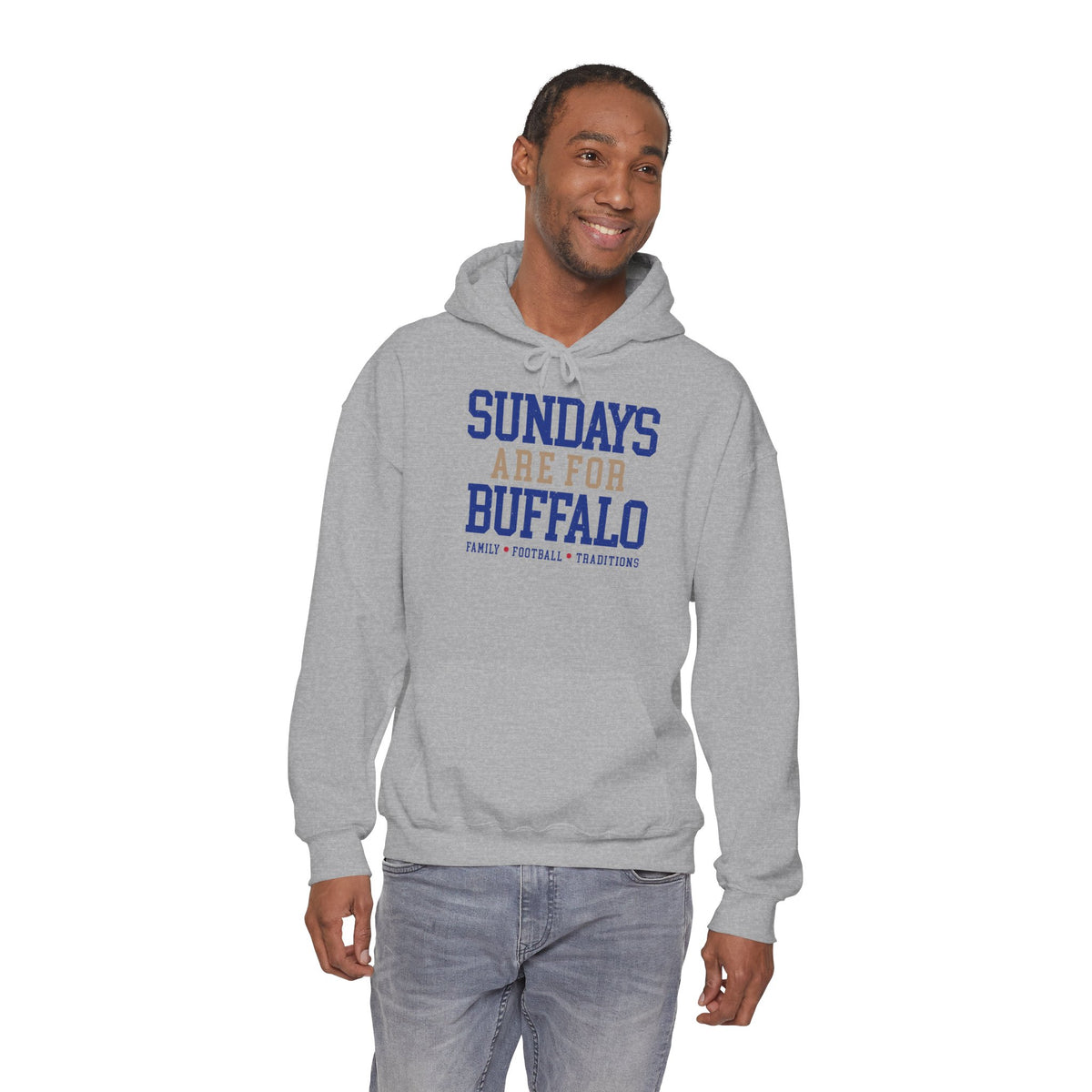 Sundays Are For Buffalo Hoodie | Football Tailgate Crew Pullover I Gildan Hoodie Unisex I Buffalo Bills NFL Fans