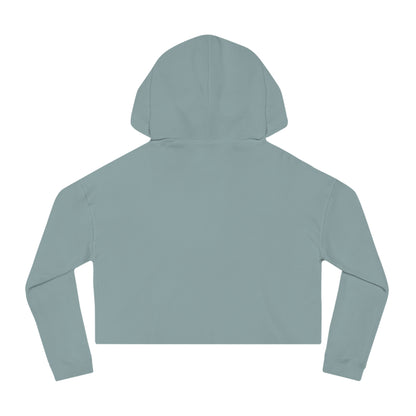 Barbell Baddie Cropped Hoodie | Fitness Gym Apparel I Independent Trading Company Crop Hoodie