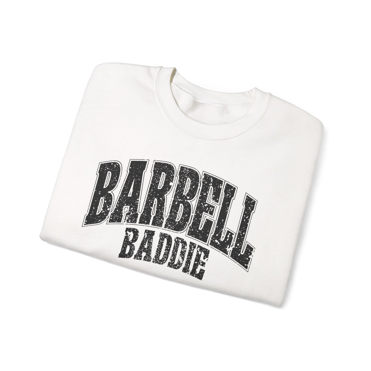 Barbell Baddie Sweatshirt | Gym Fitness Crewneck I Gildan Crewneck