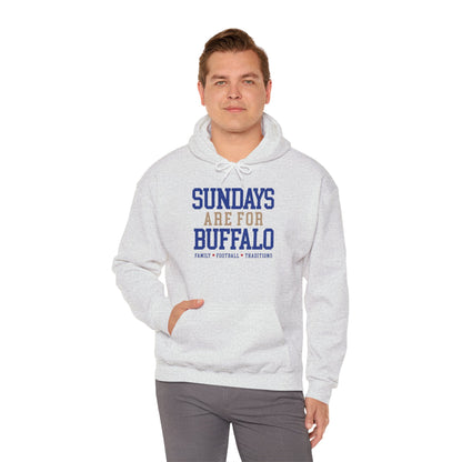 Sundays Are For Buffalo Hoodie | Football Tailgate Crew Pullover I Gildan Hoodie Unisex I Buffalo Bills NFL Fans
