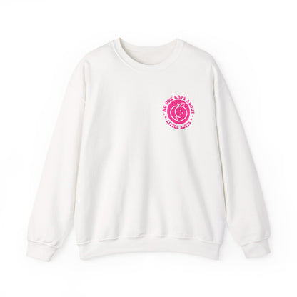 Squat Because No One Raps About Little Butts Sweatshirt | Pink Retro Fitness Quote I Gildan