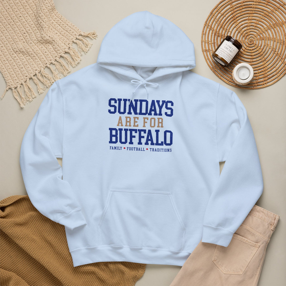 Sundays Are For Buffalo Hoodie | Football Tailgate Crew Pullover I Gildan Hoodie Unisex I Buffalo Bills NFL Fans