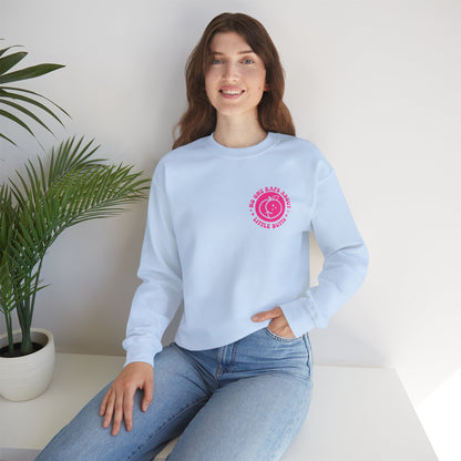 Squat Because No One Raps About Little Butts Sweatshirt | Pink Retro Fitness Quote I Gildan
