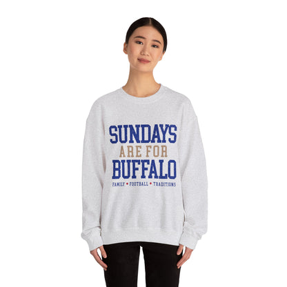 Sundays Are For Buffalo Bils Sweatshirt | NFL Football Fandom Crewneck I Gildan Crewneck Unisex