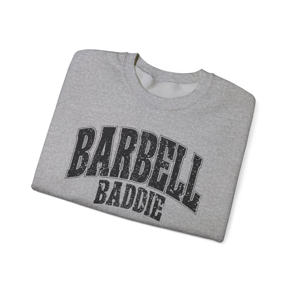 Barbell Baddie Sweatshirt | Gym Fitness Crewneck I Gildan Crewneck