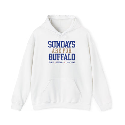 Sundays Are For Buffalo Hoodie | Football Tailgate Crew Pullover I Gildan Hoodie Unisex I Buffalo Bills NFL Fans