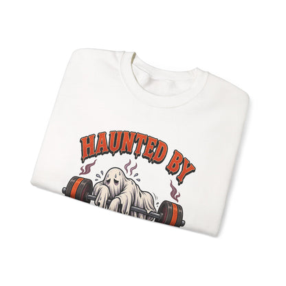 Haunted By My Last Set Sweatshirt | Ghost Lifting Gym Fitness I Gildan Crewneck