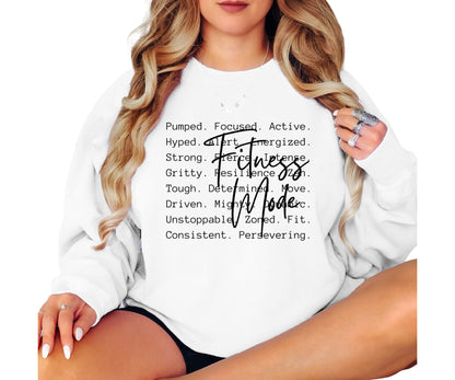 Fitness Mode Vintage Crewneck Sweatshirt