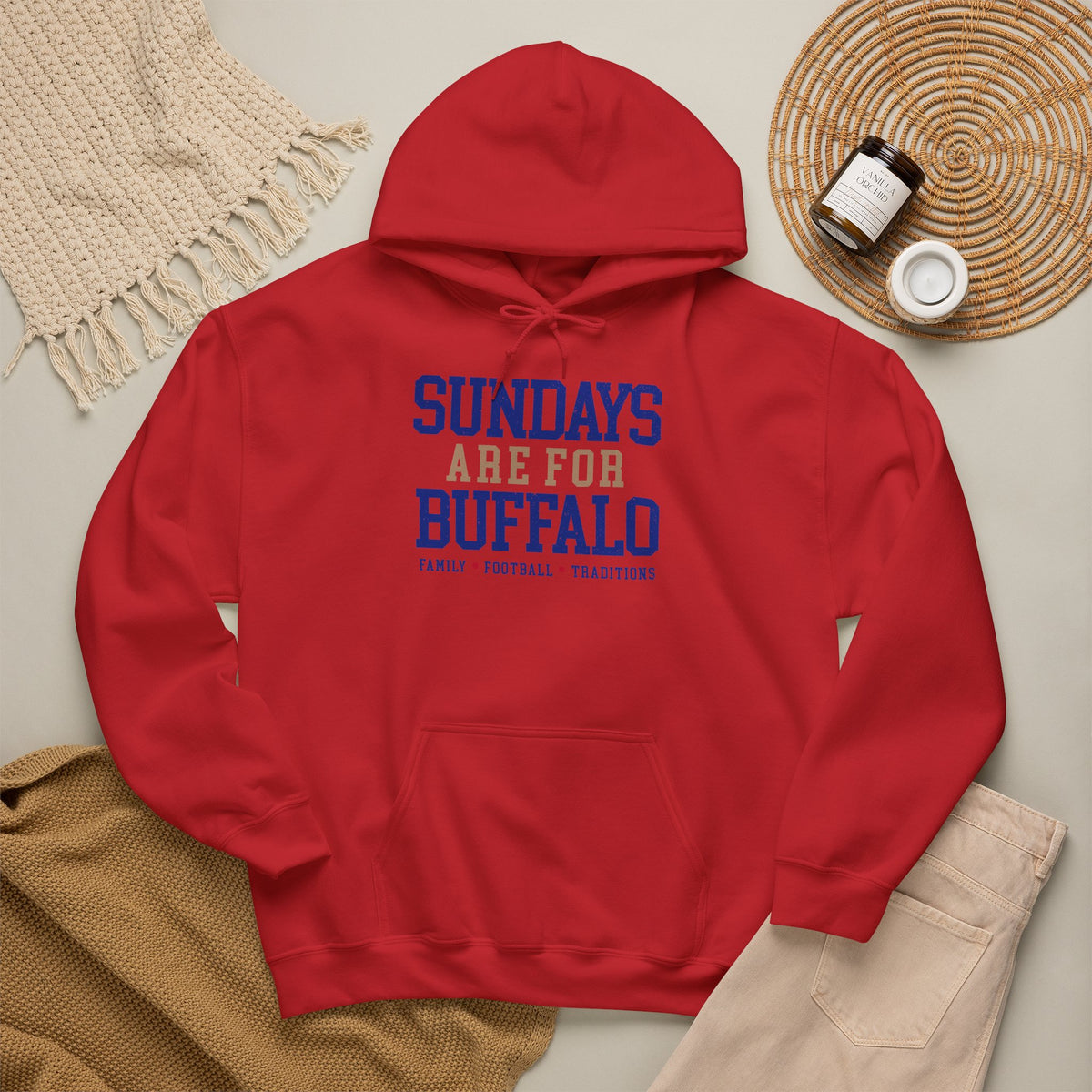 Sundays Are For Buffalo Hoodie | Football Tailgate Crew Pullover I Gildan Hoodie Unisex I Buffalo Bills NFL Fans