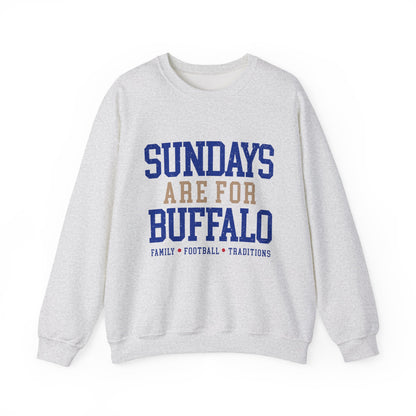 Sundays Are For Buffalo Bils Sweatshirt | NFL Football Fandom Crewneck I Gildan Crewneck Unisex