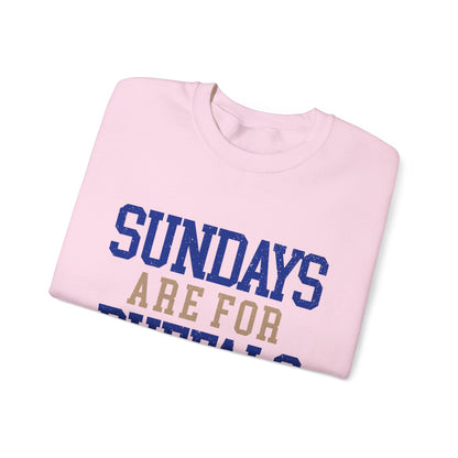 Sundays Are For Buffalo Bils Sweatshirt | NFL Football Fandom Crewneck I Gildan Crewneck Unisex