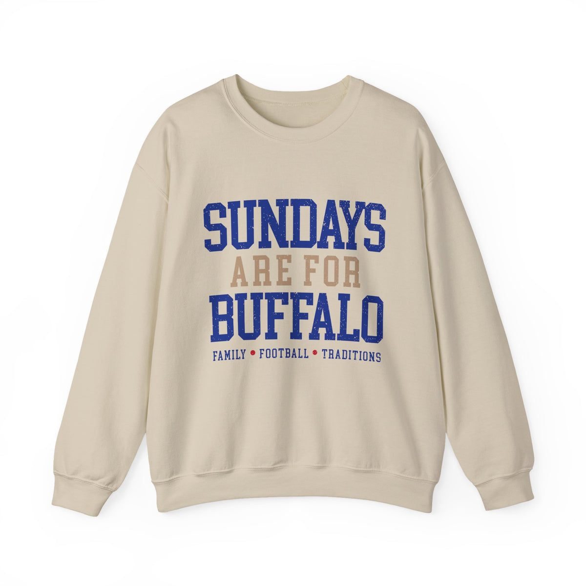 Sundays Are For Buffalo Bils Sweatshirt | NFL Football Fandom Crewneck I Gildan Crewneck Unisex
