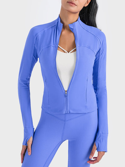 LE Gater Zip-Up Long Sleeve Sports Jacket