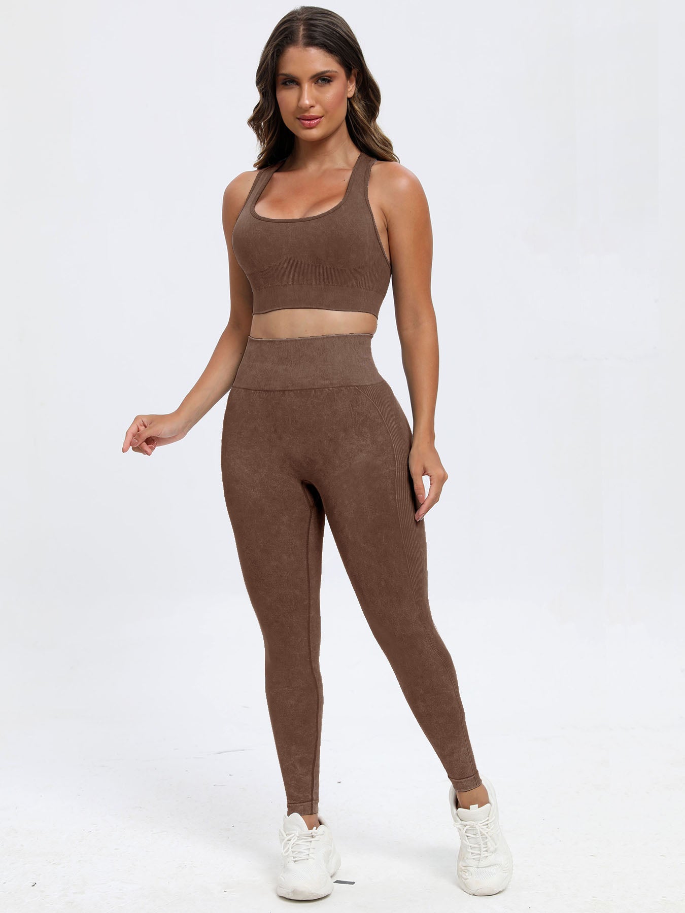 LE Wide Scoop Neck Top and Leggings Set