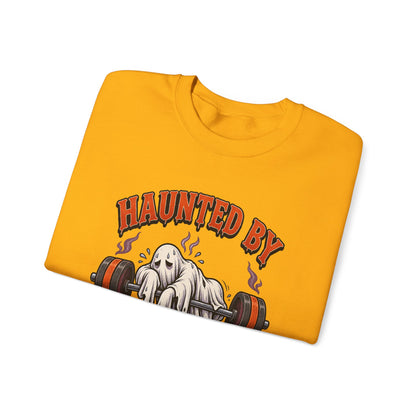 Haunted By My Last Set Sweatshirt | Ghost Lifting Gym Fitness I Gildan Crewneck