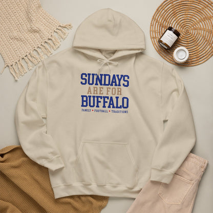 Sundays Are For Buffalo Hoodie | Football Tailgate Crew Pullover I Gildan Hoodie Unisex I Buffalo Bills NFL Fans