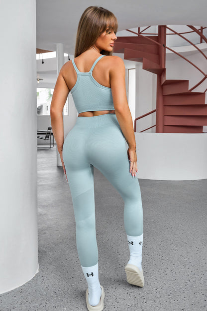 LE Cropped Active Top and Leggings Set