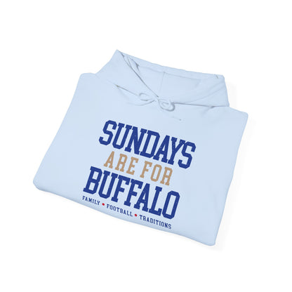 Sundays Are For Buffalo Hoodie | Football Tailgate Crew Pullover I Gildan Hoodie Unisex I Buffalo Bills NFL Fans