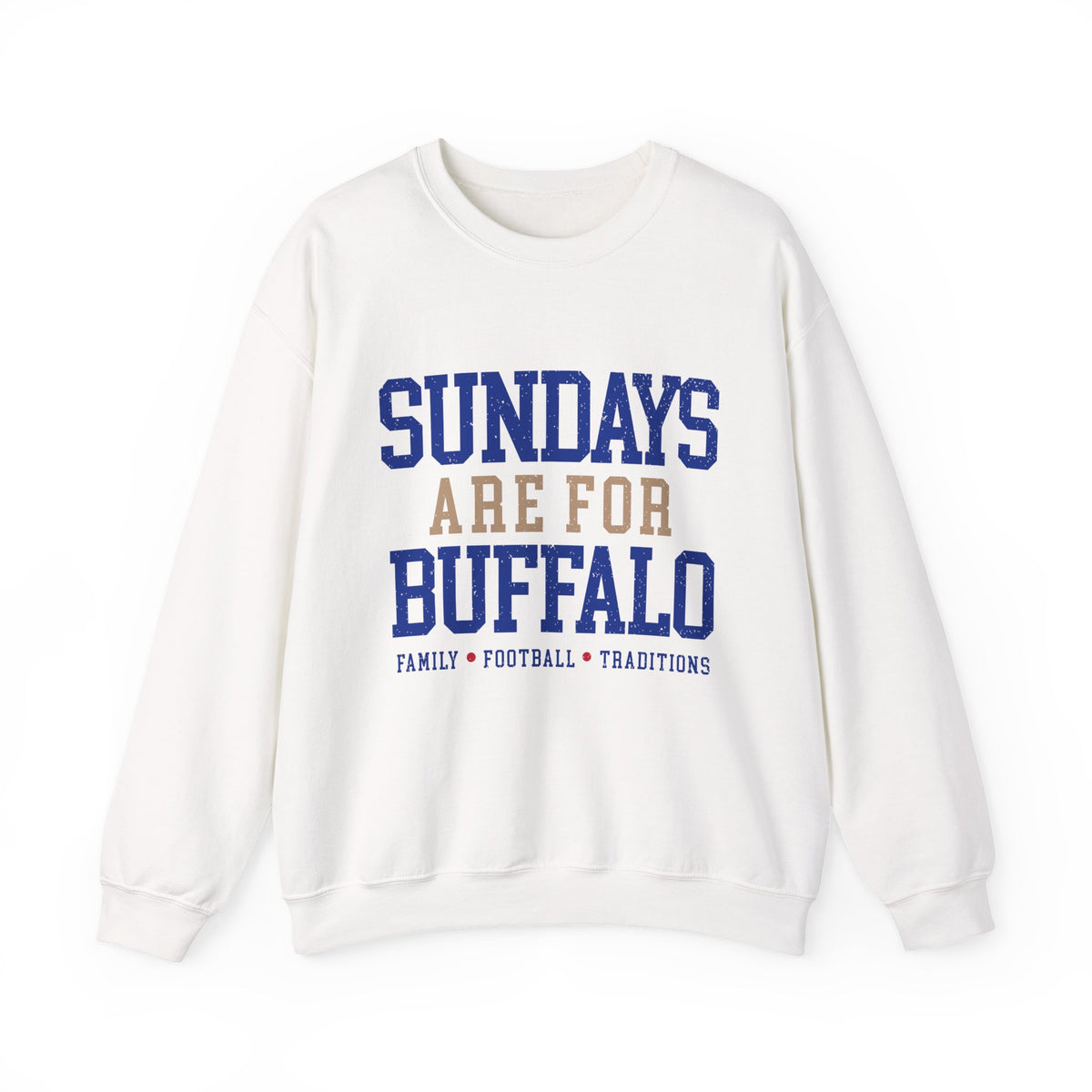 Sundays Are For Buffalo Bils Sweatshirt | NFL Football Fandom Crewneck I Gildan Crewneck Unisex
