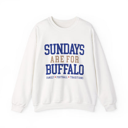 Sundays Are For Buffalo Bils Sweatshirt | NFL Football Fandom Crewneck I Gildan Crewneck Unisex