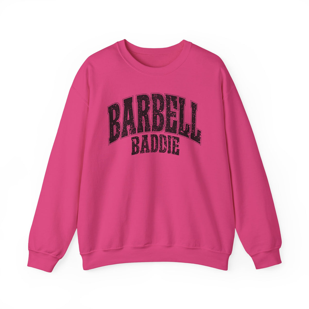Barbell Baddie Sweatshirt | Gym Fitness Crewneck I Gildan Crewneck