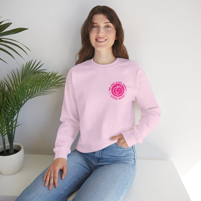 Squat Because No One Raps About Little Butts Sweatshirt | Pink Retro Fitness Quote I Gildan